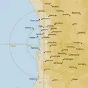 Live Perth Weather Radar - 128km - Rain Rate