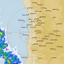 Live Perth Weather Radar - 128km - Rain Rate