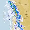 Live Perth Weather Radar - 128km - Rain Rate