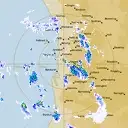 Live Perth Weather Radar - 128km - Rain Rate