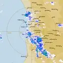 Live Perth Weather Radar - 128km - Rain Rate