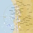 Live Perth Weather Radar - 128km - Rain Rate