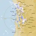 Live Perth Weather Radar - 128km - Rain Rate