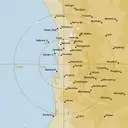 Live Perth Weather Radar - 128km - Rain Rate