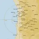 Live Perth Weather Radar - 128km - Rain Rate