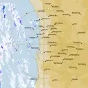Live Perth Weather Radar - 128km - Rain Rate