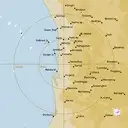 Live Perth Weather Radar - 128km - Rain Rate