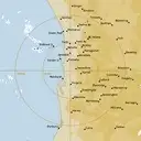 Live Perth Weather Radar - 128km - Rain Rate