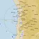 Live Perth Weather Radar - 128km - Rain Rate