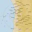 Live Perth Weather Radar - 128km - Rain Rate