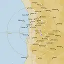 Live Perth Weather Radar - 128km - Rain Rate