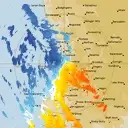 Live Perth Weather Radar - 128km - Doppler Wind
