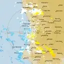 Live Perth Weather Radar - 128km - Doppler Wind