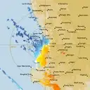 Live Perth Weather Radar - 128km - Doppler Wind