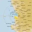 Live Perth Weather Radar - 128km - Doppler Wind