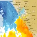 Live Perth Weather Radar - 128km - Doppler Wind