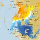 Live Perth Weather Radar - 128km - Doppler Wind