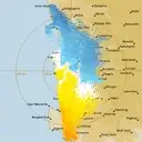 Live Perth Weather Radar - 128km - Doppler Wind