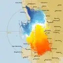 Live Perth Weather Radar - 128km - Doppler Wind