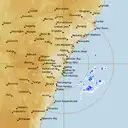 Live Sydney Weather Radar - 256km - Rain Rate