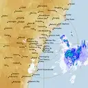 Live Sydney Weather Radar - 256km - Rain Rate