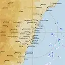 Live Sydney Weather Radar - 128km - Rain Rate