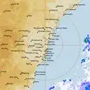 Live Sydney Weather Radar - 128km - Rain Rate