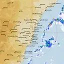 Live Sydney Weather Radar - 128km - Rain Rate