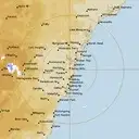 Live Sydney Weather Radar - 128km - Rain Rate