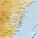 Live Sydney Weather Radar - 128km - Rain Rate