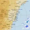 Live Sydney Weather Radar - 128km - Rain Rate