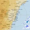Live Sydney Weather Radar - 128km - Rain Rate