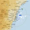 Live Sydney Weather Radar - 128km - Rain Rate