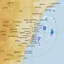 Live Sydney Weather Radar - 128km - Rain Rate