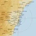 Live Sydney Weather Radar - 128km - Rain Rate