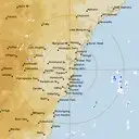 Live Sydney Weather Radar - 128km - Rain Rate