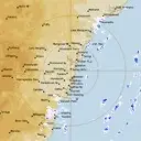 Live Sydney Weather Radar - 128km - Rain Rate