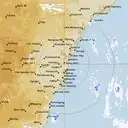 Live Sydney Weather Radar - 128km - Rain Rate