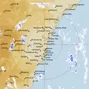 Live Sydney Weather Radar - 128km - Rain Rate