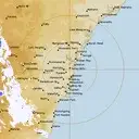 Live Sydney Weather Radar - 128km - Rain Rate