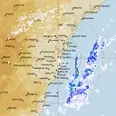 Live Sydney Weather Radar - 128km - Rain Rate