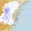 Live Sydney Weather Radar - 128km - Rain Rate