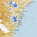 Live Sydney Weather Radar - 128km - Rain Rate