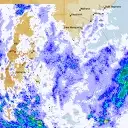 Live Sydney Weather Radar - 128km - Rain Rate