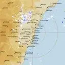 Live Sydney Weather Radar - 128km - Rain Rate
