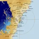 Live Sydney Weather Radar - 128km - Doppler Wind