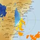 Live Sydney Weather Radar - 128km - Doppler Wind