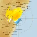 Live Sydney Weather Radar - 128km - Doppler Wind