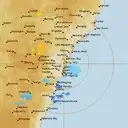 Live Sydney Weather Radar - 128km - Doppler Wind