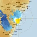 Live Sydney Weather Radar - 128km - Doppler Wind